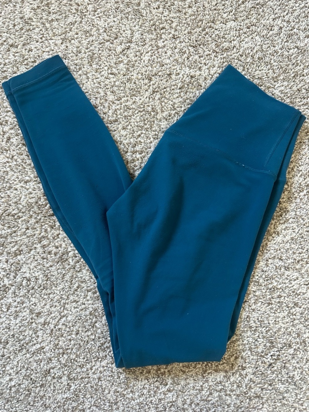 Lululemon Teal Stretch High-Waist Leggings